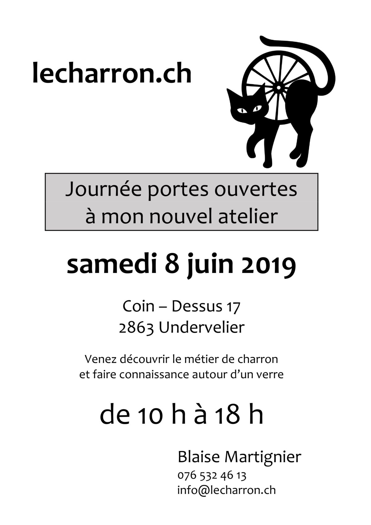 J’ai déménagé portes ouvertes le 8 juin 2019